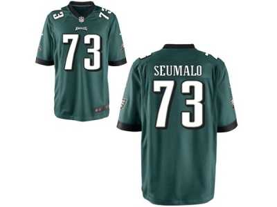 Youth Nike Philadelphia Eagles #73 Isaac Seumalo Midnight Green Team Color NFL Jersey