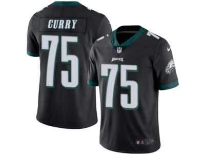 Youth Nike Philadelphia Eagles #75 Vinny Curry Limited Black Rush NFL Jersey