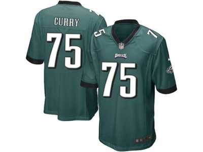 Youth Nike Philadelphia Eagles #75 Vinny Curry Midnight Green Team Color NFL Jersey