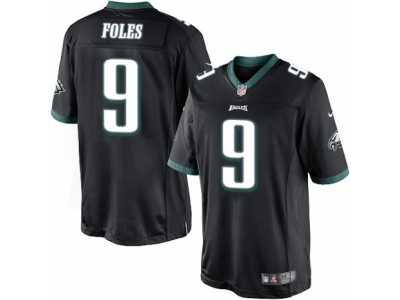 Youth Nike Philadelphia Eagles #9 Nick Foles Limited Black Alternate NFL Jersey