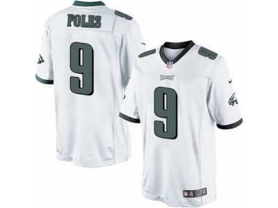 Youth Nike Philadelphia Eagles #9 Nick Foles Limited White NFL Jersey