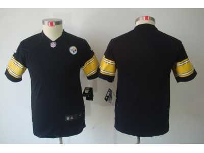 Nike Youth Pittsburgh Steelers Blank Black Jerseys