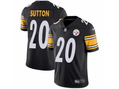 Youth Nike Pittsburgh Steelers #20 Cameron Sutton Limited Black Team Color NFL Jersey
