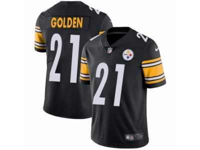 Youth Nike Pittsburgh Steelers #21 Robert Golden Vapor Untouchable Limited Black Team Color NFL Jersey