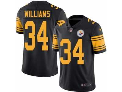 Youth Nike Pittsburgh Steelers #34 DeAngelo Williams Limited Black Rush NFL Jersey
