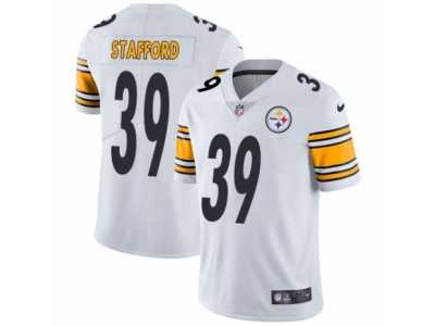 Youth Nike Pittsburgh Steelers #39 Daimion Stafford White Vapor Untouchable Limited Player NFL Jersey