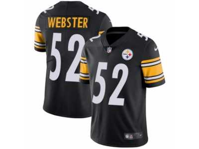 Youth Nike Pittsburgh Steelers #52 Mike Webster Vapor Untouchable Limited Black Team Color NFL Jersey