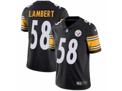 Youth Nike Pittsburgh Steelers #58 Jack Lambert Vapor Untouchable Limited Black Team Color NFL Jersey