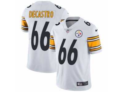 Youth Nike Pittsburgh Steelers #66 David DeCastro Vapor Untouchable Limited White NFL Jersey