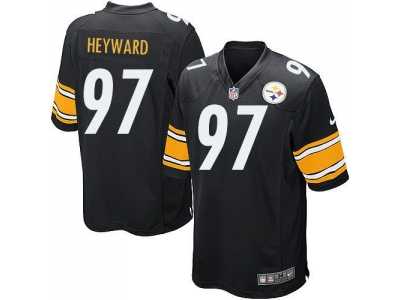 Youth Nike Pittsburgh Steelers #97 Cameron Heyward Black jerseys