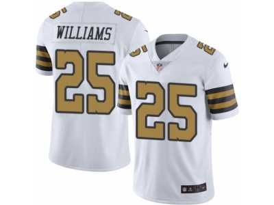 Youth Nike New Orleans Saints #25 P. J. Williams Limited White Rush NFL Jersey
