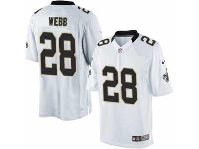 Youth Nike New Orleans Saints #28 B.W. Webb Limited White NFL Jersey