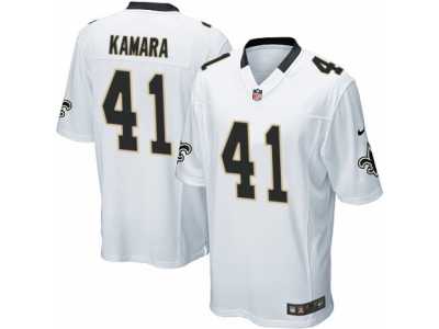 Youth Nike New Orleans Saints #41 Alvin Kamara Game White NFL Jersey