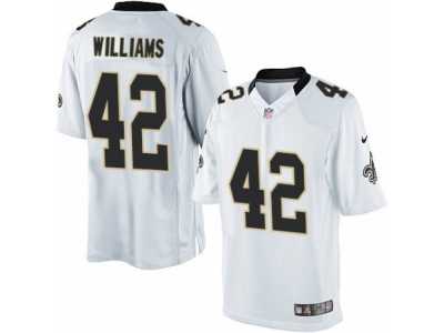 Youth Nike New Orleans Saints #42 Marcus Williams Limited White NFL Jersey