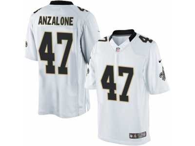 Youth Nike New Orleans Saints #47 Alex Anzalone Limited White NFL Jersey