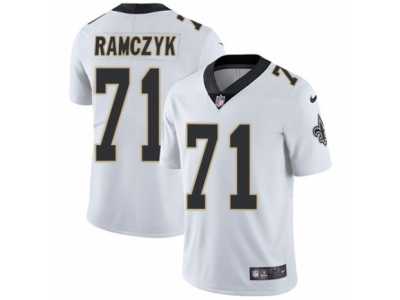 Youth Nike New Orleans Saints #71 Ryan Ramczyk Vapor Untouchable Limited White NFL Jersey