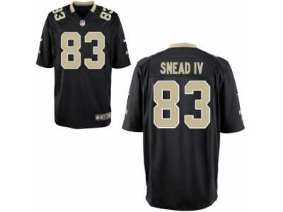 Youth Nike New Orleans Saints #83 Willie Snead IV Game Black Team Color NFL Jersey