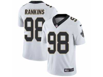 Youth Nike New Orleans Saints #98 Sheldon Rankins Vapor Untouchable Limited White NFL Jersey