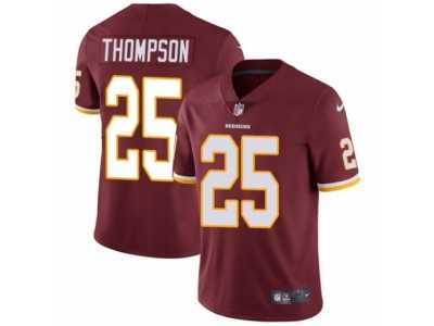 Youth Nike Washington Redskins #25 Chris Thompson Vapor Untouchable Limited Burgundy Red Team Color NFL Jersey