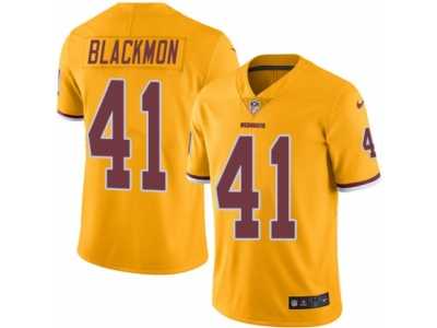 Youth Nike Washington Redskins #41 Will Blackmon Limited Gold Rush NFL Jersey