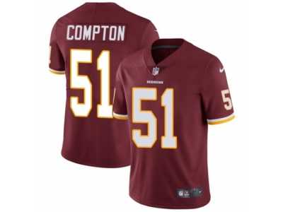 Youth Nike Washington Redskins #51 Will Compton Vapor Untouchable Limited Burgundy Red Team Color NFL Jersey