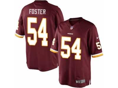Youth Nike Washington Redskins #54 Mason Foster Limited Burgundy Red Team Color NFL Jersey