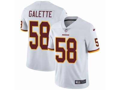 Youth Nike Washington Redskins #58 Junior Galette Vapor Untouchable Limited White NFL Jersey