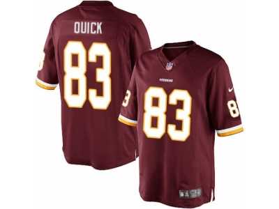 Youth Nike Washington Redskins #83 Brian Quick Limited Burgundy Red Team Color NFL Jersey