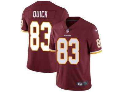 Youth Nike Washington Redskins #83 Brian Quick Vapor Untouchable Limited Burgundy Red Team Color NFL Jersey