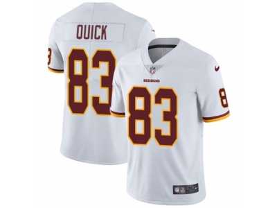 Youth Nike Washington Redskins #83 Brian Quick Vapor Untouchable Limited White NFL Jersey