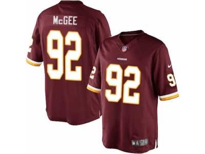 Youth Nike Washington Redskins #92 Stacy McGee Limited Burgundy Red Team Color NFL Jersey