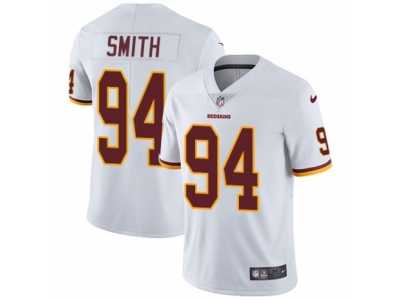 Youth Nike Washington Redskins #94 Preston Smith Vapor Untouchable Limited White NFL Jersey