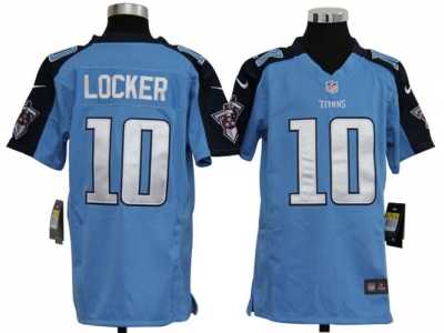 Nike Youth NFL Tennessee Titans #10 Jake Locker Blue Jerseys