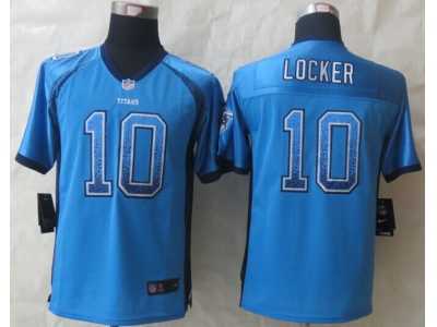 Youth 2014 New Nike Tennessee Titans #10 Locker blue Jerseys(Drift Fashion)