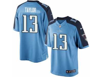 Youth Nike Tennessee Titans #13 Taywan Taylor Limited Light Blue Team Color NFL Jersey