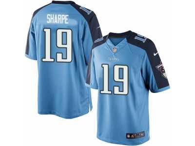 Youth Nike Tennessee Titans #19 Tajae Sharpe Limited Light Blue Team Color NFL Jersey