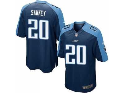 Youth Nike Tennessee Titans #20 Bishop Sankey Navy Blue Jerseys
