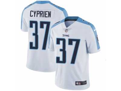Youth Nike Tennessee Titans #37 Johnathan Cyprien Vapor Untouchable Limited White NFL Jersey