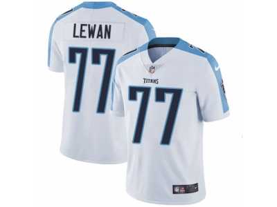 Youth Nike Tennessee Titans #77 Taylor Lewan Vapor Untouchable Limited White NFL Jersey