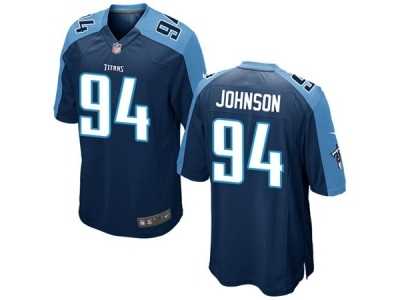 Youth Nike Tennessee Titans #94 Austin Johnson Navy Blue Alternate NFL Jersey