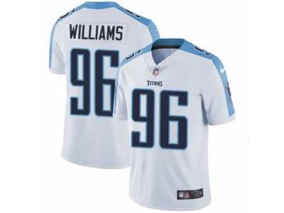 Youth Nike Tennessee Titans #96 Sylvester Williams Vapor Untouchable Limited White NFL Jersey
