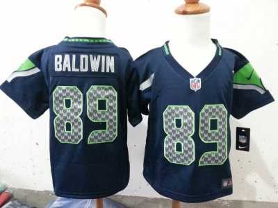 Nike Kids Seattle Seahawks #89 Doug Baldwin Blue jerseys