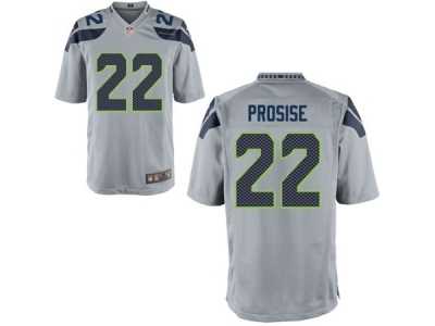 Youth Nike Seattle Seahawks #22 C.J. Prosise Grey Alternate NFL Jersey
