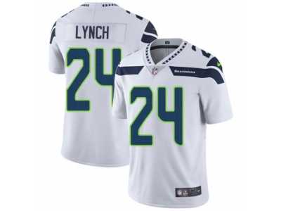Youth Nike Seattle Seahawks #24 Marshawn Lynch Vapor Untouchable Limited White NFL Jersey