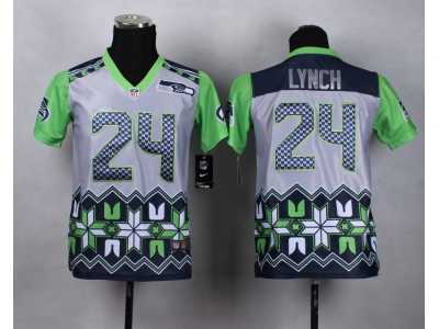 Youth Nike Seattle Seahawks #24 marshawn lynch jerseys(Style Noble Fashion)