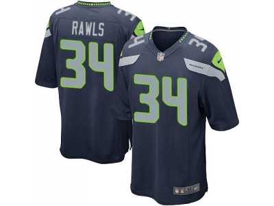 Youth Nike Seattle Seahawks #34 Thomas Rawls blue jerseys