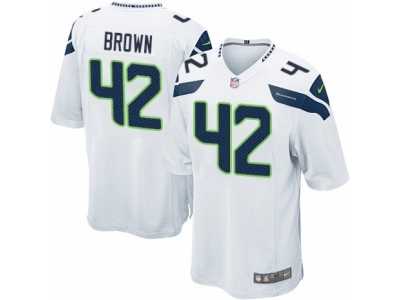 Youth Nike Seattle Seahawks #42 Arthur Brown Game White NFL Jersey