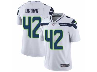Youth Nike Seattle Seahawks #42 Arthur Brown Vapor Untouchable Limited White NFL Jersey