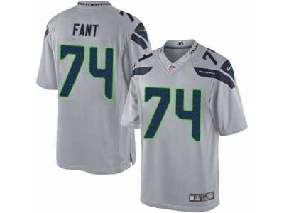 Youth Nike Seattle Seahawks #74 George Fant Limited Grey Alternate NFL Jersey