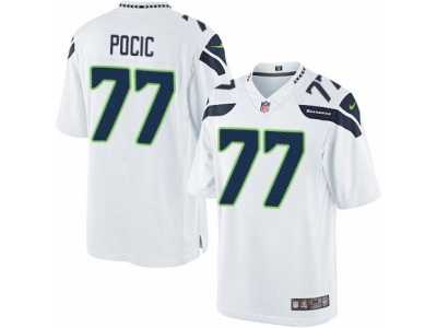 Youth Nike Seattle Seahawks #77 Ethan Pocic Limited White NFL Jersey